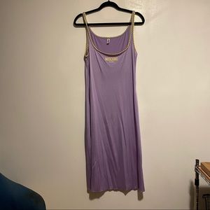 Lilac Moschino Mare Slip Dress